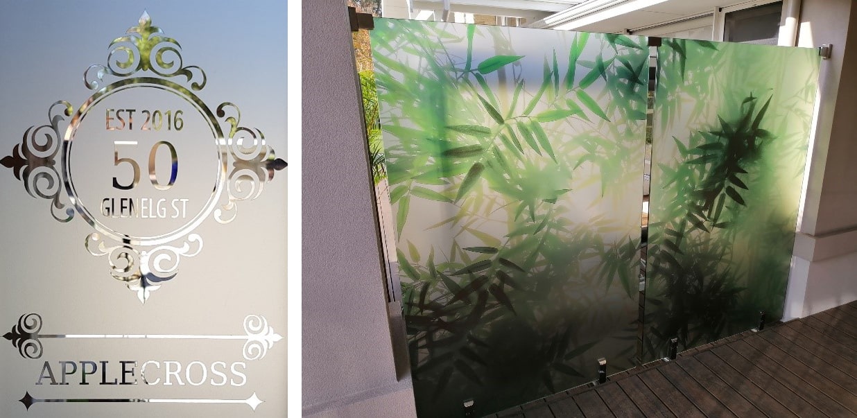 frosted and decorative