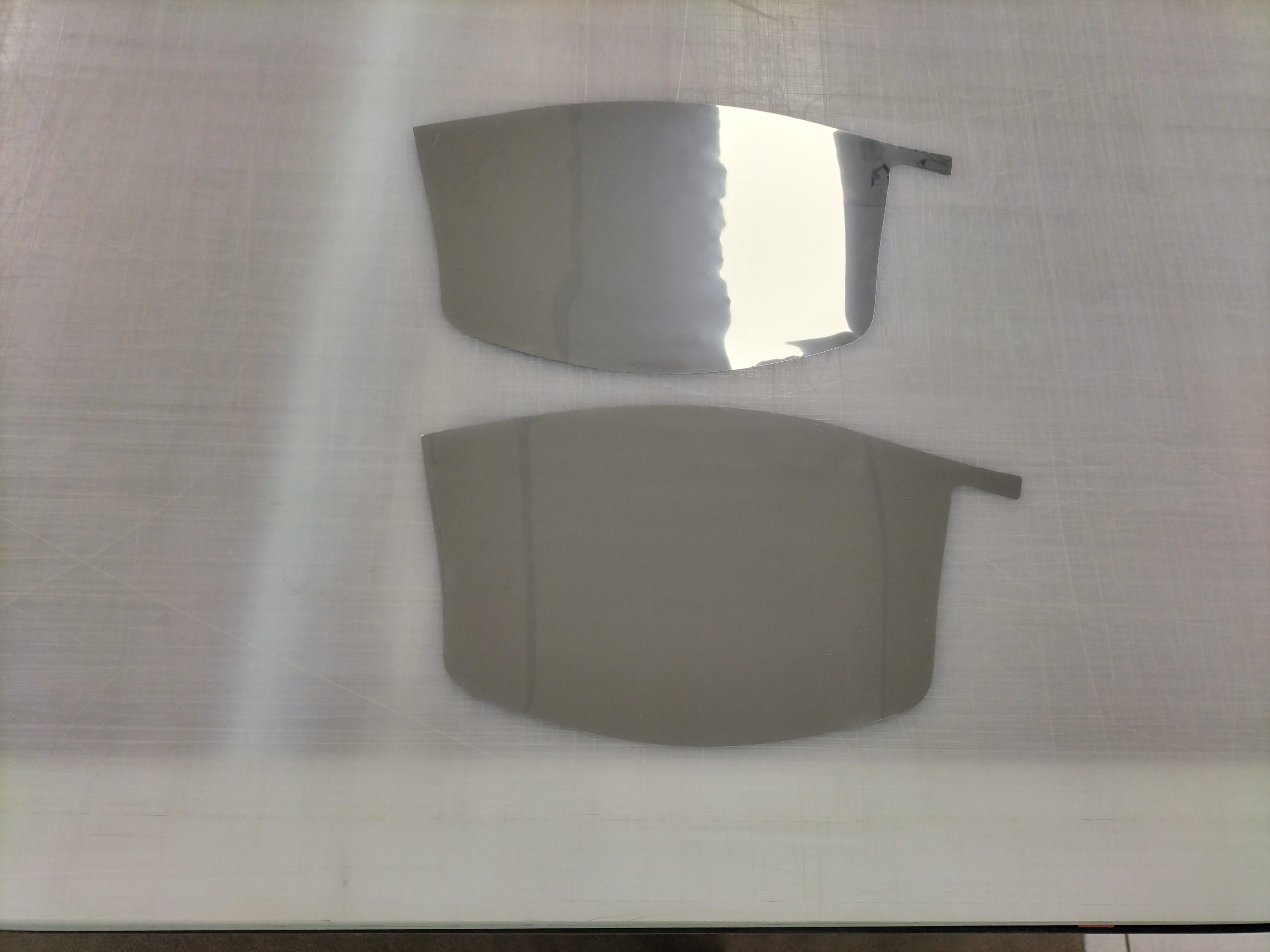 Custom Made Protective Film for Sandblasting Visors in the Mining Industry